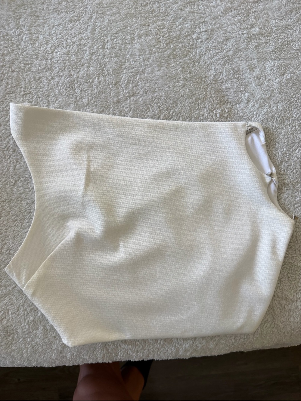 Zara Asymmetric White Top